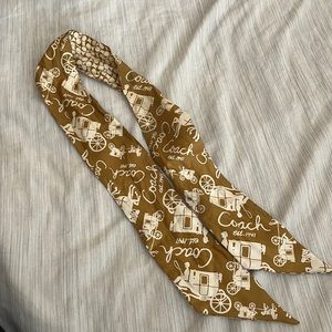 Used with stain Coach neck scarf